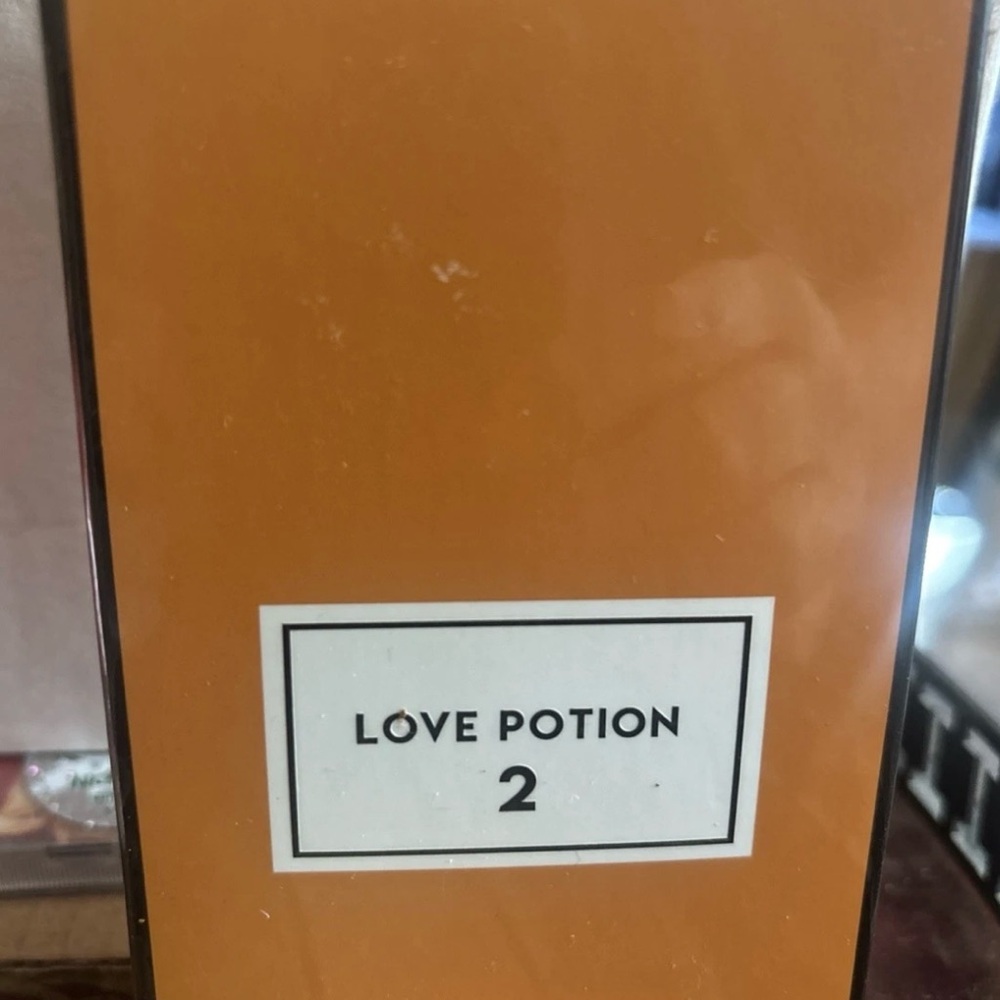Vibrant Orange Fragrance Bottle